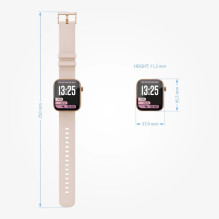 Išmanusis Laikrodis - LAMAX BCool2 Plus Rožinis Auksas 1,8″ 7 Dienų Baterija