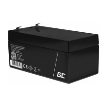 Green Cell AGM VRLA 12V 3.3Ah maintenance-free battery for the alarm system, cash register, toys Green Cell AGM VRLA 12V 3.3Ah maintenance-free battery for the alarm system, cash register, toys