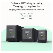 Greencell UPS Backup Power Supply 650VA 360W PowerProof with LCD Display Greencell UPS Backup Power Supply 650VA 360W PowerProof with LCD Display