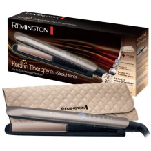 Plaukų Tiesinimo Žnyplės - Remington S8590 Keratin Therapy Pro Bronze Plaukų Tiesinimo Žnyplės - Remington S8590 Keratin Therapy Pro Bronze