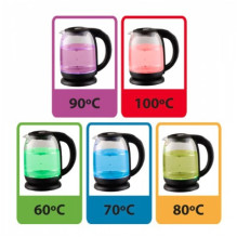 Esperanza EKK027 electric kettle 1.7 L 2200 W Black, Transparent Esperanza EKK027 electric kettle 1.7 L 2200 W Black, Transparent