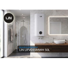 Electric water heater LIN LIFVD1SMWH 50L SMART white Electric water heater LIN LIFVD1SMWH 50L SMART white