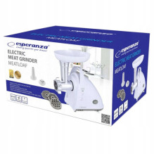 ESPERANZA EKM031 Mėsmalė Balta 2200W ESPERANZA EKM031 Mėsmalė Balta 2200W
