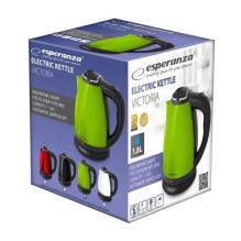 Esperanza EKK113G electric kettle 1.8 L 1800 W Black, Green Esperanza EKK113G electric kettle 1.8 L 1800 W Black, Green