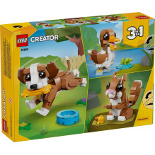 LEGO CREATOR 3 IN 1 31382 Mieli gyvūnai: Žaismingas šuniukas LEGO CREATOR 3 IN 1 31382 Mieli gyvūnai: Žaismingas šuniukas