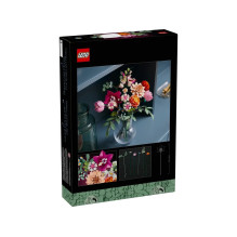LEGO ICONS 10342 Botanikos kolekcija – Graži rožinių gėlių puokštė