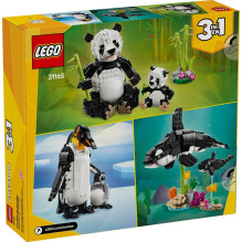 LEGO CREATOR 3 IN 1 31165 Pandų šeima LEGO CREATOR 3 IN 1 31165 Pandų šeima