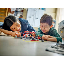 LEGO CITY 60443 F1 - Sustojimas techninio aptarnavimo zonoje ir komandos su Ferrari automobiliu