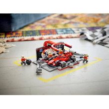 LEGO CITY 60443 F1 - Sustojimas techninio aptarnavimo zonoje ir komandos su Ferrari automobiliu