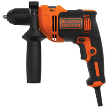 „Black Decker BEH710-QS“ gręžtuvas, 2800 aps./min., juodas, oranžinis „Black Decker BEH710-QS“ gręžtuvas, 2800 aps./min., juodas, oranžinis