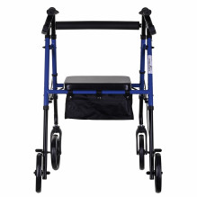 Lightweight aluminium four-wheel rehabilitation walker CH100AM