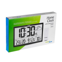 Sieninis Laikrodis - GreenBlue GB218 Didelis LCD su Oro Stotimi, Temperatūros ir Datos Rodmenimis Sieninis Laikrodis - GreenBlue GB218 Didelis LCD su Oro Stotimi, Temperatūros ir Datos Rodmenimis