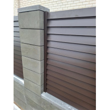 Fence block, 40 cm x 20 cm x 20 cm Fence block, 40 cm x 20 cm x 20 cm