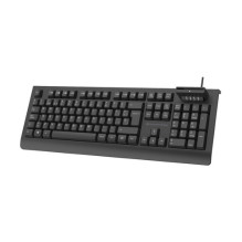 CONCEPTRONIC USB Keyboard + Smart ID Card Reader Layout ES Black