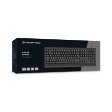 CONCEPTRONIC USB Keyboard + Smart ID Card Reader Layout ES Black