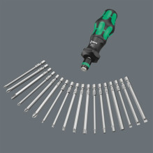 Wera Kraftform Kompakt Turbo 1, 19-teilig (Black / grün) Wera Kraftform Kompakt Turbo 1, 19-teilig (Black / grün)