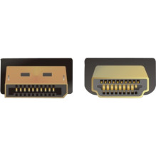 DELOCK Displayport Kabel DP - HDMI St / St 3.00m Black DELOCK Displayport Kabel DP - HDMI St / St 3.00m Black