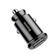 Baseus Car Charger Grain 3.1A Black (CCALL-ML01) Baseus Car Charger Grain 3.1A Black (CCALL-ML01)