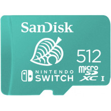 Sandisk Micro SDXC 512GB 10 klasės SDSQXAO-512G-GNCZN