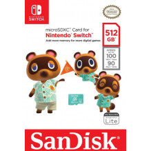Sandisk Micro SDXC 512GB 10 klasės SDSQXAO-512G-GNCZN