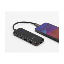 USB Type-C™ Docking Station 4K - HDMI / USB Hub / SD - Micro SD Slot / PD 3.0 85 W Tempered Glass Surface