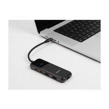 USB Type-C™ prijungimo stotelė 4K – HDMI / USB šakotuvas / SD – „Micro SD“ lizdas / PD 3.0 85 W, grūdinto stiklo pavirši