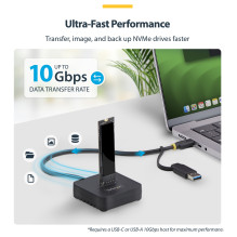 StarTech.com 1USB3-NVME-DOCK storage drive docking station StarTech.com 1USB3-NVME-DOCK storage drive docking station