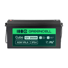 Green Cell Cube AGM VRLA IP54 12V 250Ah maintenance-free battery for campers, photovoltaics, solar panels, boats Green Cell Cube AGM VRLA IP54 12V 250Ah maintenance-free battery for campers, photovoltaics, solar panels, boats