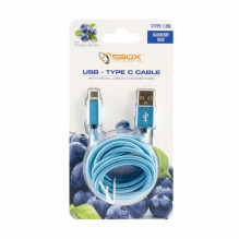 Sbox USB-TYPEC-15BL USB Type C M / M 1.5m Fruity Blue
