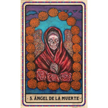 Kosmetinis defektas Dia De Los Muertos Oracle kortos Blue Angel Kosmetinis defektas Dia De Los Muertos Oracle kortos Blue Angel