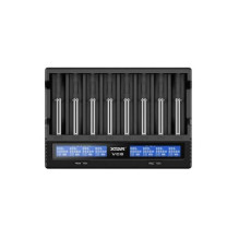 Baterijų Įkroviklis - XTAR VC8 Išmanusis Įkroviklis 1-8 Li-ion / Ni-MH Elementams USB-C Baterijų Įkroviklis - XTAR VC8 Išmanusis Įkroviklis 1-8 Li-ion / Ni-MH Elementams USB-C