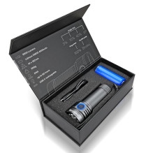 Rankinis Žibintuvėlis - everActive FL-3300R Luminator, 3 300 Liumenų, 4 000 mAh, USB-C, Pilkas Rankinis Žibintuvėlis - everActive FL-3300R Luminator, 3 300 Liumenų, 4 000 mAh, USB-C, Pilkas