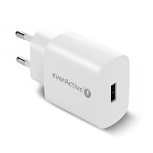Įkroviklis - everActive SC-250Q 18W Greitas Įkrovimas 3.0 USB Įkroviklis, Balta Įkroviklis - everActive SC-250Q 18W Greitas Įkrovimas 3.0 USB Įkroviklis, Balta