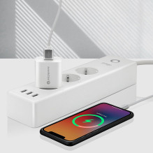 Įkroviklis - everActive SC-250Q 18W Greitas Įkrovimas 3.0 USB Įkroviklis, Balta Įkroviklis - everActive SC-250Q 18W Greitas Įkrovimas 3.0 USB Įkroviklis, Balta