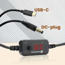 Adapteris - everActive AD-PD65 Universal Voltage Adapter 5V-20V DC, USB-C PD, 10 Plugs Adapteris - everActive AD-PD65 Universal Voltage Adapter 5V-20V DC, USB-C PD, 10 Plugs