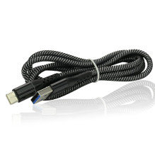 Automobilinis Įkroviklis - everActive CC-15QC 18W su USB-C Kabeliu LED, Juoda