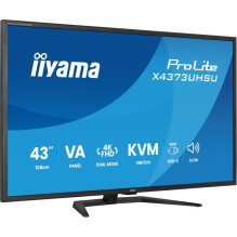 Monitorius - iiyama ProLite X4373UHSU-B2 43 colių 4K UHD 120 Hz