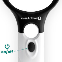 Didinamasis Stiklas - everActive MG-01 Didinimo LED Stiklas, Juoda / Balta Didinamasis Stiklas - everActive MG-01 Didinimo LED Stiklas, Juoda / Balta