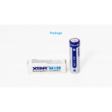 Baterijos - XTAR R6 / AA 1,5 V 2 000 mAh įkraunamos ličio jonų baterijos, 4 vnt. Baterijos - XTAR R6 / AA 1,5 V 2 000 mAh įkraunamos ličio jonų baterijos, 4 vnt.