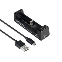 Baterijų Įkroviklis - XTAR MC1+ ANT 3.7V Li-ion USB-C 0.5A / 1A Juodas Baterijų Įkroviklis - XTAR MC1+ ANT 3.7V Li-ion USB-C 0.5A / 1A Juodas