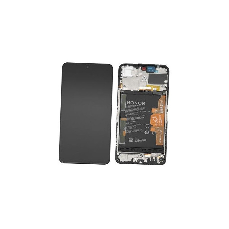 LCD screen Huawei Honor 200 Smart / Honor X7c 5G with touch screen with frame and battery Black original (service pack)