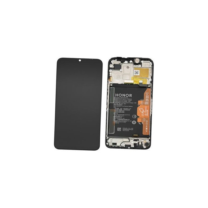 LCD screen Huawei Honor X6b Plus / X6b with touch screen with frame and battery Black original (service pack)