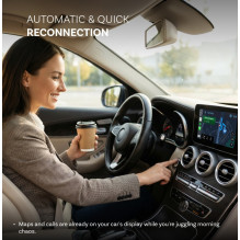 Belaidis CarPlay / Android Auto adapteris Ottocast Mini Aura juodas CA530-T
