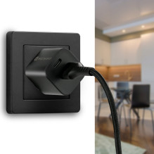 USB Laidas - everActive CBB-1IBR Lightning Greitojo Įkrovimo, 1 m, Juodas USB Laidas - everActive CBB-1IBR Lightning Greitojo Įkrovimo, 1 m, Juodas