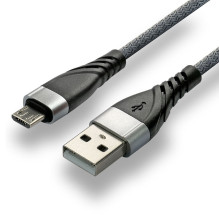 USB Laidas - everActive CBB-2MG Micro USB 2.0, 2,4 A Greitasis Įkrovimas, 480 Mbps Duomenų Perdavimo Sparta, 2 m, Juoda USB Laidas - everActive CBB-2MG Micro USB 2.0, 2,4 A Greitasis Įkrovimas, 480 Mbps Duomenų Perdavimo Sparta, 2 m, Juoda