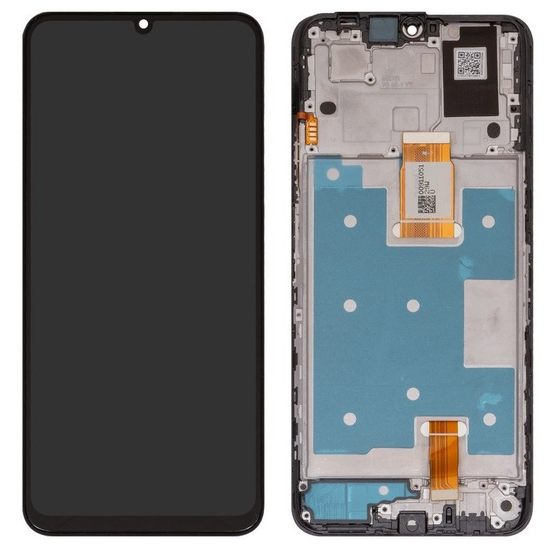 LCD screen Huawei Honor X7a with touch screen with frame Black ORG