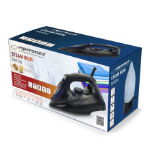 Esperanza EHI012 Steam iron, ceramic soleplate, black, 2600W