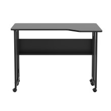 Maclean Folding Desk / Table, Black, Mobile, 100x73 cm, max. 50 kg, Angled, L-Shaped, MC-126 L / B Maclean Folding Desk / Table, Black, Mobile, 100x73 cm, max. 50 kg, Angled, L-Shaped, MC-126 L / B
