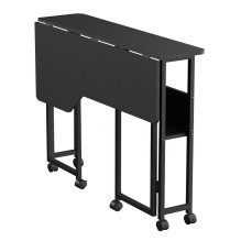 Maclean Folding Desk / Table, Black, Mobile, 100x73 cm, max. 50 kg, Angled, L-Shaped, MC-126 L / B Maclean Folding Desk / Table, Black, Mobile, 100x73 cm, max. 50 kg, Angled, L-Shaped, MC-126 L / B