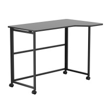 Maclean Folding Desk, Black, Mobile, 100x65 cm, max. 50 kg, Corner, L-Shaped, MC-1250 L / B Maclean Folding Desk, Black, Mobile, 100x65 cm, max. 50 kg, Corner, L-Shaped, MC-1250 L / B